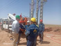 احداث ۶ کیلومتر شبکه فشار متوسط در کمتر از ۳۶ ساعت در توزیع برق خراسان شمالی