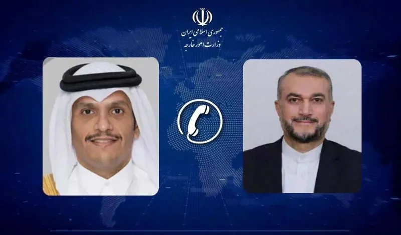 تاکید وزیران خارجه ایران و قطر بر توقف فوری تجاوزات رژیم صهیونیستی