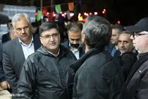 حضور استاندار چهارمحال و بختیاری در قرارهای تجمعات مردمی