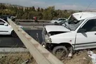 عکس | برخورد مرگبار پراید با تیربرق در بزرگراه شهید بابایی