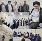 عیادت حضرت آیت الله حسینی از مجروح‌ حا‌دثه تروریستی راسک زاهدان