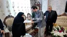 دیدار مسئولان با خانواده شهدای تجاوز رژیم صهیونیستی به آذربایجان‌ شرقی