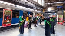 بدرقه زائران اربعین با عطر رضوی به همت رجا