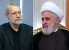 دیدار دبیرکل حزب‌الله با دبیر شورای عالی امنیت ملی ایران