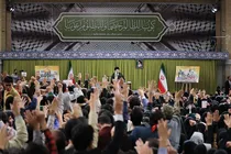 گزارش تصویری دیدار دانش‌آموزان و دانشجویان با رهبر انقلاب