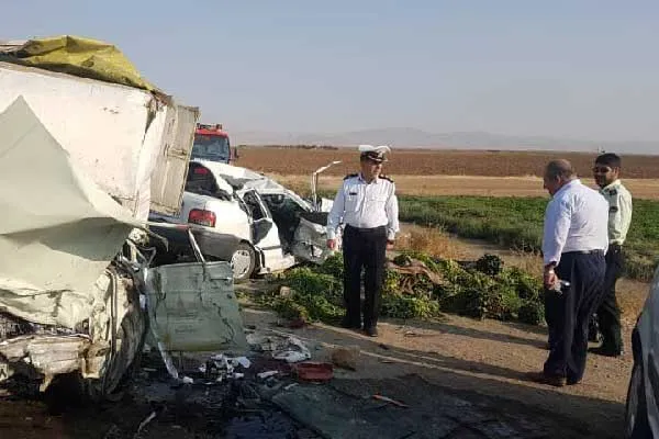سوانح رانندگی در هر ساعت جان ۲ ایرانی را می‌گیرد