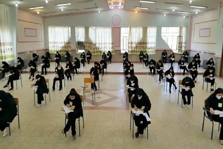 کرونایی ها چگونه کنکور می دهند؟!