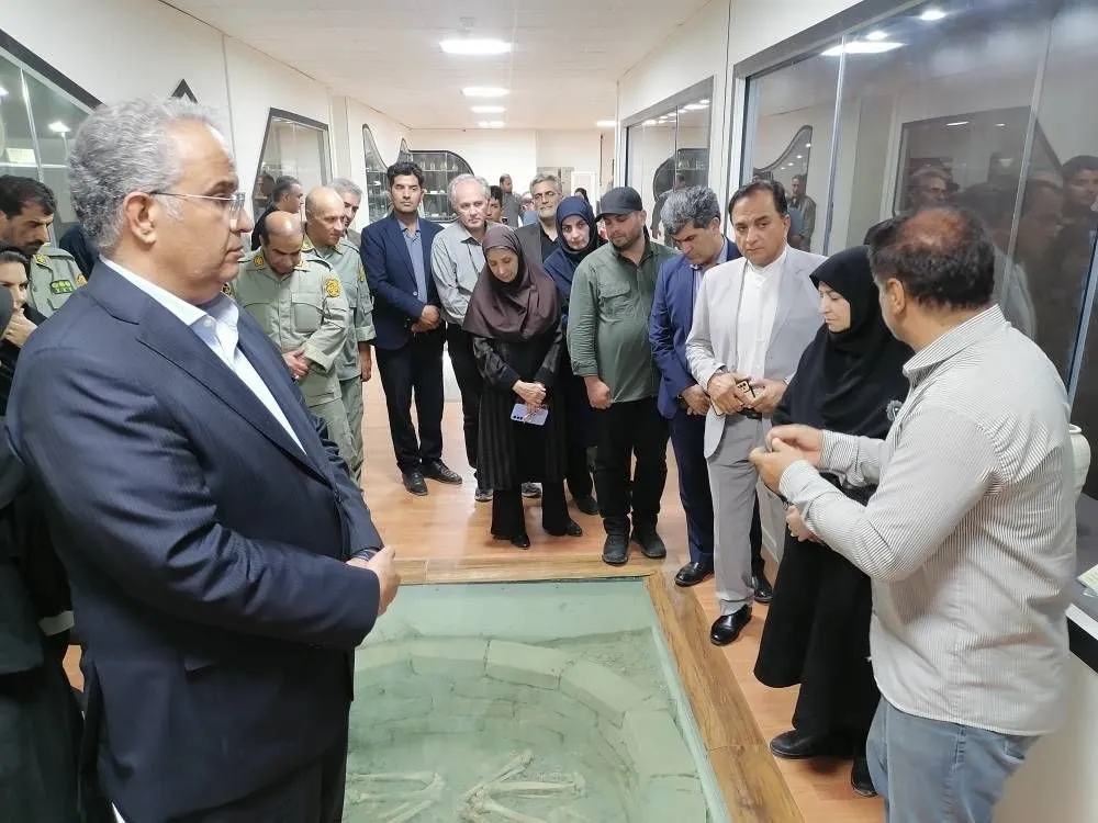 بازدید رییس سازمان محیط زیست از موزه شهر سوخته سیستان