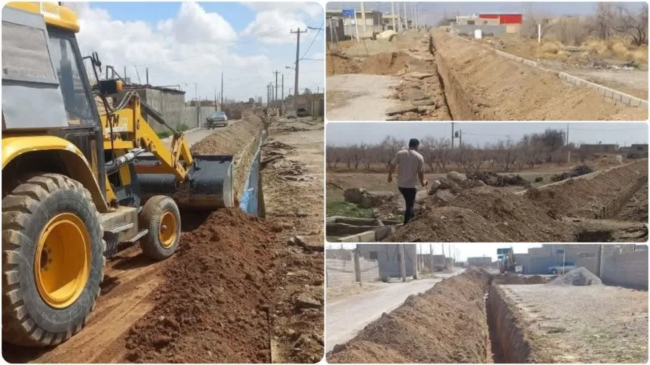 اصلاح و بازسازی شبکه توزیع آب روستای ولی‌عصر کندر