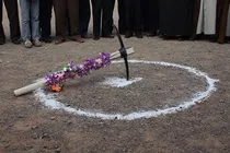 کلنگ احداث مدرسه ۶ کلاسه در روستای آزادده بخش ضیاءآباد زده شد