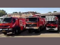 استقرار سازمان آتش نشانی شهرداری کرمانشاه در شهرستان سرپل ذهاب