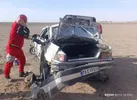 ۱۳ کشته و مصدوم بر اثر واژگونی خودرو حامل اتباع خارجی در محور فهرج - زاهدان