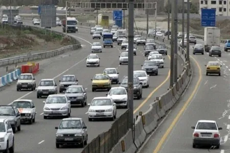 افزایش تردد در محورهای برون‌ شهری