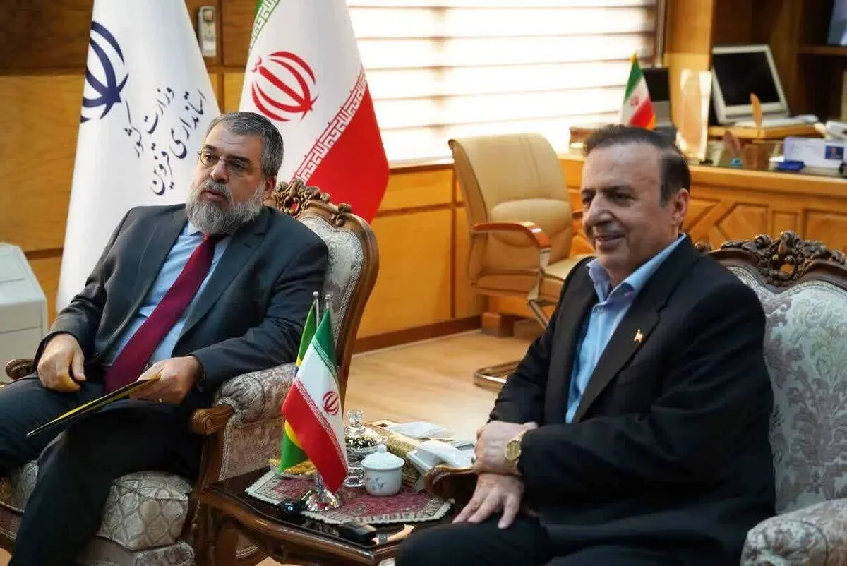 دیدار سفیر برزیل با استاندار قزوین 