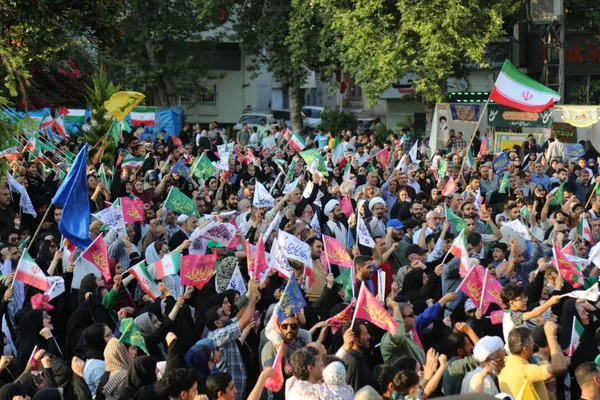 غدیر حماسی مردم مازندران پاسخ کوبنده به صهیونیست‌ها