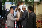 حضور معاون صدا در مراسم یادبود نویسنده و تهیه‌کننده صاحب‌نام در مسجد بلال