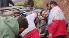 مصدومیت ۵ نفر بر اثر واژگونی زانتیا در اتوبان قم به تهران
