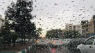 بارش در آسمان قم