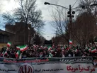 سیلی محکم مردم انقلابی البرز به نشریه دین ستیز و هتاک فرانسوی