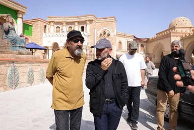 ببینید | بازدید رئیس رسانه ملی از پشت صحنه سریال سلمان فارسی