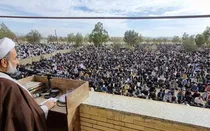 در خطبه های نماز  عید فطر زاهدان ایستادگی مردم ایران معادلات دشمن را برهم زد