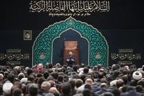 مراسم عزاداری شب شهادت حضرت زهرا (س) در حسینیه امام خمینی (ره)