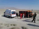 واژگونی مینی‌بوس در محور ابرکوه ـ سورمق با ۸ مصدوم