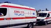 مصدومیت ۱۲  نفر در پی انحراف اتوبوس محور آبادان