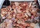 کشف و معدوم سازی یک تن اسکلت مرغ غیر بهداشتی