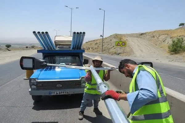 روشنایی گردنه زاغه ملایر بطول ۵ کیلومتر آماده بهره برداری