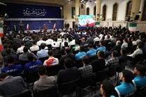 صوت | بیانات رهبر انقلاب در دیدار قهرمانان و مدال‌آوران ورزشی و المپیادهای علمی