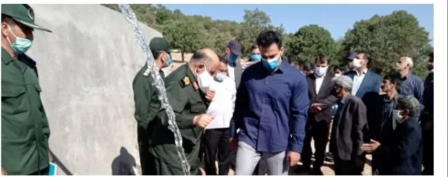 افتتاح مخزن آب شرب روستای لعل آباد شهرستان سلسله