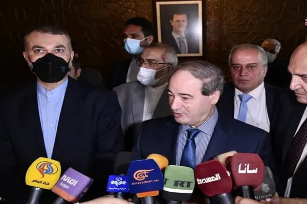 امیرعبداللهیان: روابط ما با سوریه راهبردی است/ المقداد: از ایران حمایت می‌کنیم