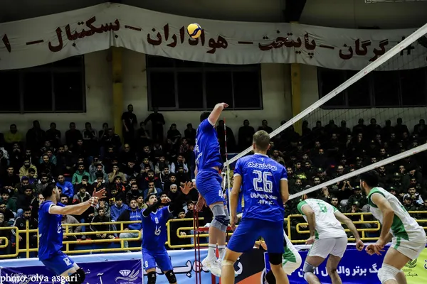لیگ برتر والیبال؛ پاس گرگان &ndash; پیکان تهران