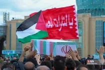 گزارش تصویری | مراسم تدفین دو شهید گمنام در مسجد مقدس جمکران