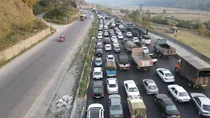 ترافیک سنگین در محور چالوس و آزادراه‌های منتهی به تهران
