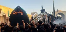 آیین «عَلَم نَمَدگردانی»؛ روایت غربت کربلا در چرخش باد و نمد
