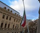 پرچم نمایندگی‌ های ایران در اروپا به حالت نیمه افراشته در آمد 