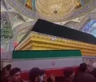 ببینید | طواف پیکر رهبر شهید در حرم مطهر حضرت امیرالمومنین (ع)