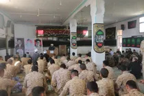 آیین بزرگداشت امام شهید انقلاب در گروه ۵۵ توپخانه نزاجا برگزار شد