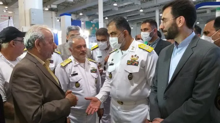 بازدید فرمانده نیروی دریایی راهبردی ارتش از دوازدهمین نمایشگاه صنایع دریایی کیش