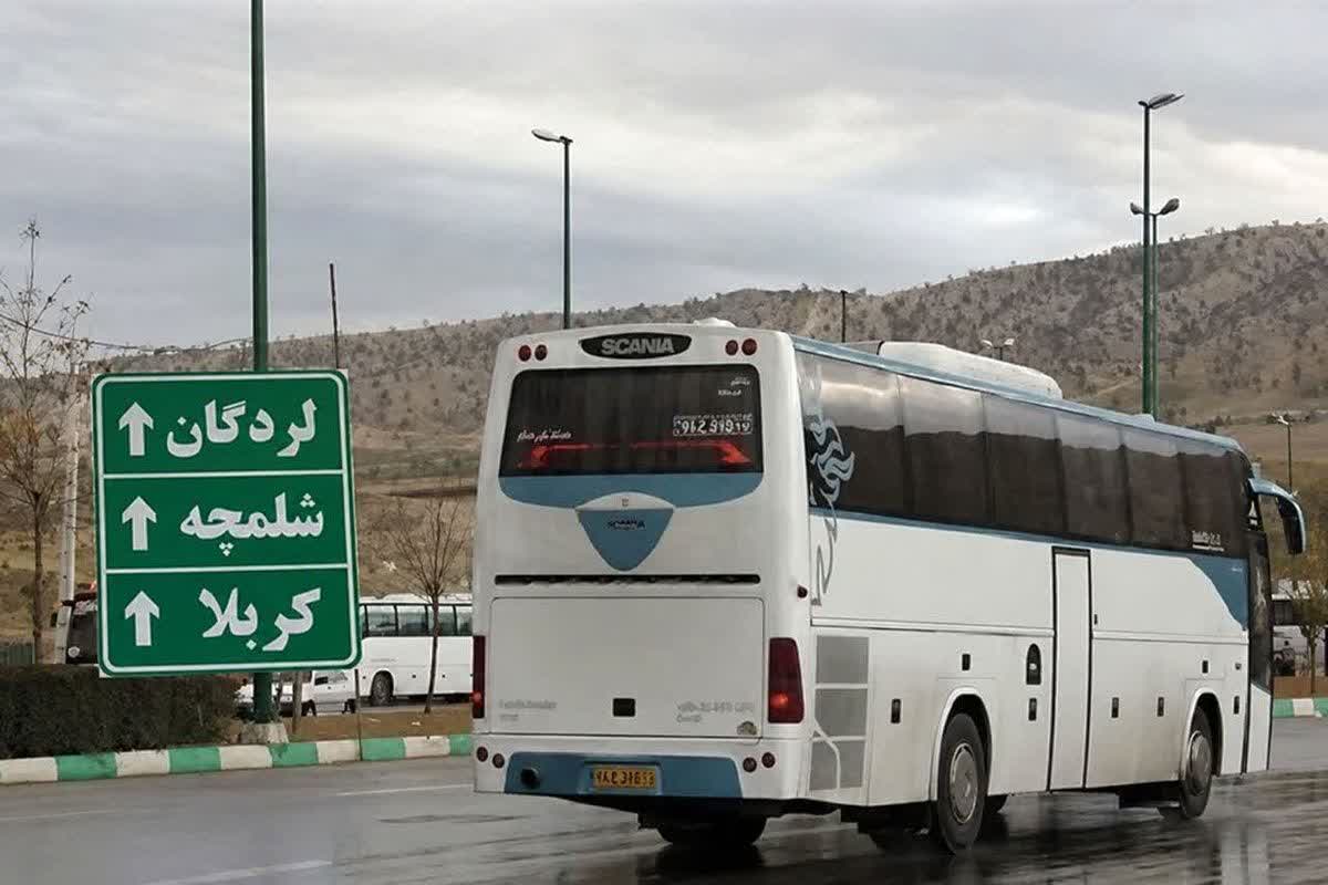 جابه‌جایی ۶۸۸۲ زائر اربعین از چهارمحال‌وبختیاری