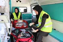 افتتاح نخستین پایگاه اورژانس فرودگاهی بانوان در آبادان