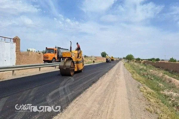 احداث و روکش آسفالت بیش از ۲۰ کیلومتر راه روستایی و فرعی در خراسان شمالی