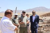 بازدید سجاد ذاکری، مدیرعامل شرکت ره گستر نفت از روند اجرایی پروژه کارخانه فرآوری سنگ های معدنی رنگان
