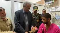 پیگری روند مجروحان حملات دشمن به بمپور