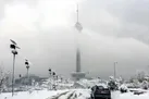 برف و باران در راه تهران