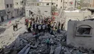 شهید و مجروح شدن شماری از فلسطینیان دربمباران اردوگاه النصیرات