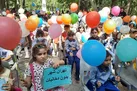 گردهمایی کودکان پهنه مرکز شهر تهران به مناسبت هفته ملی بدون دخانیات