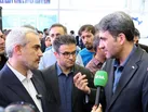 بازدید وزیر اقتصاد از غرفه ایرانسل در نمایشگاه الکامپ